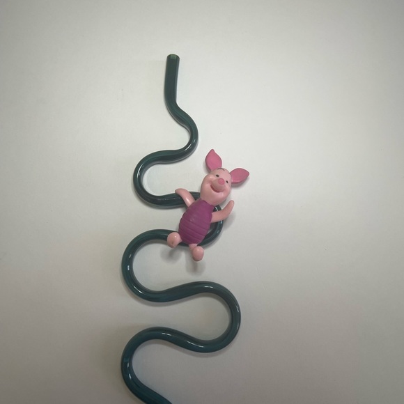 Piglet Squeak Rubber Toy - Piglet Backpack Plush Clip - Piglet Crazy Straw - Picture 8 of 13